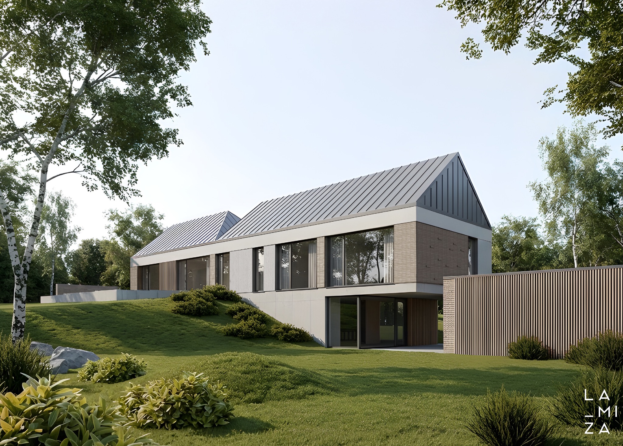 Projekt indywidualny budynku mieszkalnego jednorodzinnego, Grabieniec, Turek.