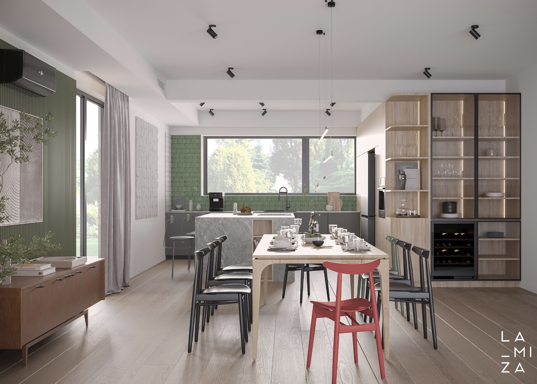 Projekt indywidualny budynku mieszkalnego jednorodzinnego wraz z kompleksowym projektem wnętrz, Turek.