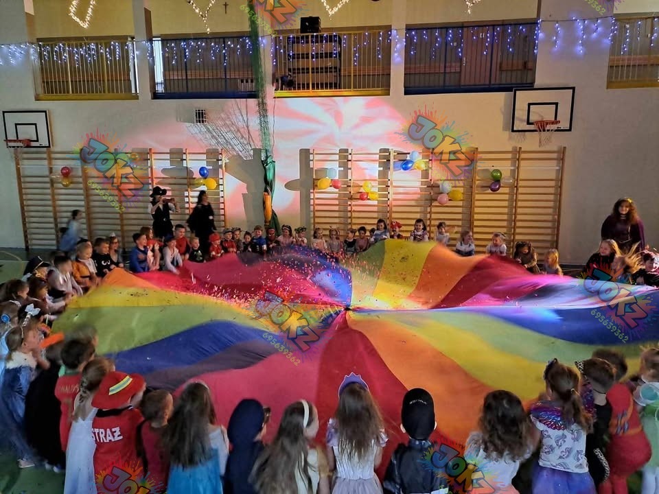 chusta 7m 126 uchwytów , zabawa z setką osób to nie problem