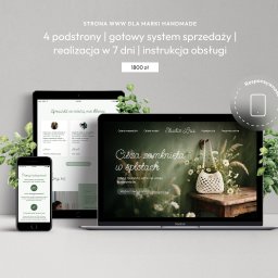 Przykładowa realizacja strony internetowej oparta na CMS Wordpress. Projekt dostosowuje się do wyświetlania na wszystkich typach urządzeń. W teście  szybkości PageSpeed Insights od Google strona osiągnęła 100% szybkości ładowania. 