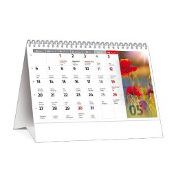 2024 kalendarz biurkowy 13 plansz miesięcznych