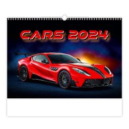 2024 Cars kalendarz 13-planszowy ze zdjęciami bolidów