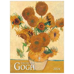 2024 kalendarz Gogh 13 plansz z reprodukcjami malarstwa znanych artystów