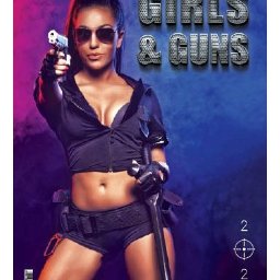 2024 kalendarz spiralowany Girls&guns 13 plansz z uzbrojonymi dziewczynami