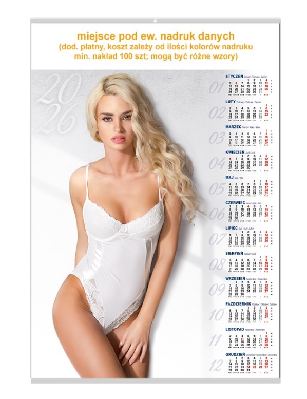 kalendarz B1 listwowany