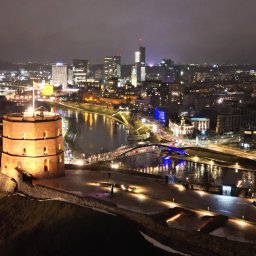 Dron-Rekon usługi dronowe - Baszta Giedymina w Wilnie