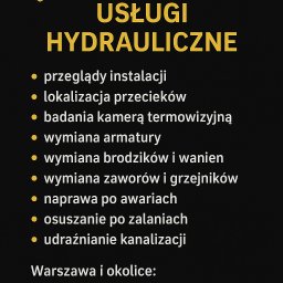 Przeróbki instalacji hydraulicznych Warszawa 1