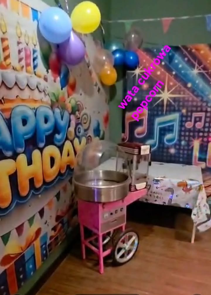 Wata Cukrowa i Popcorn