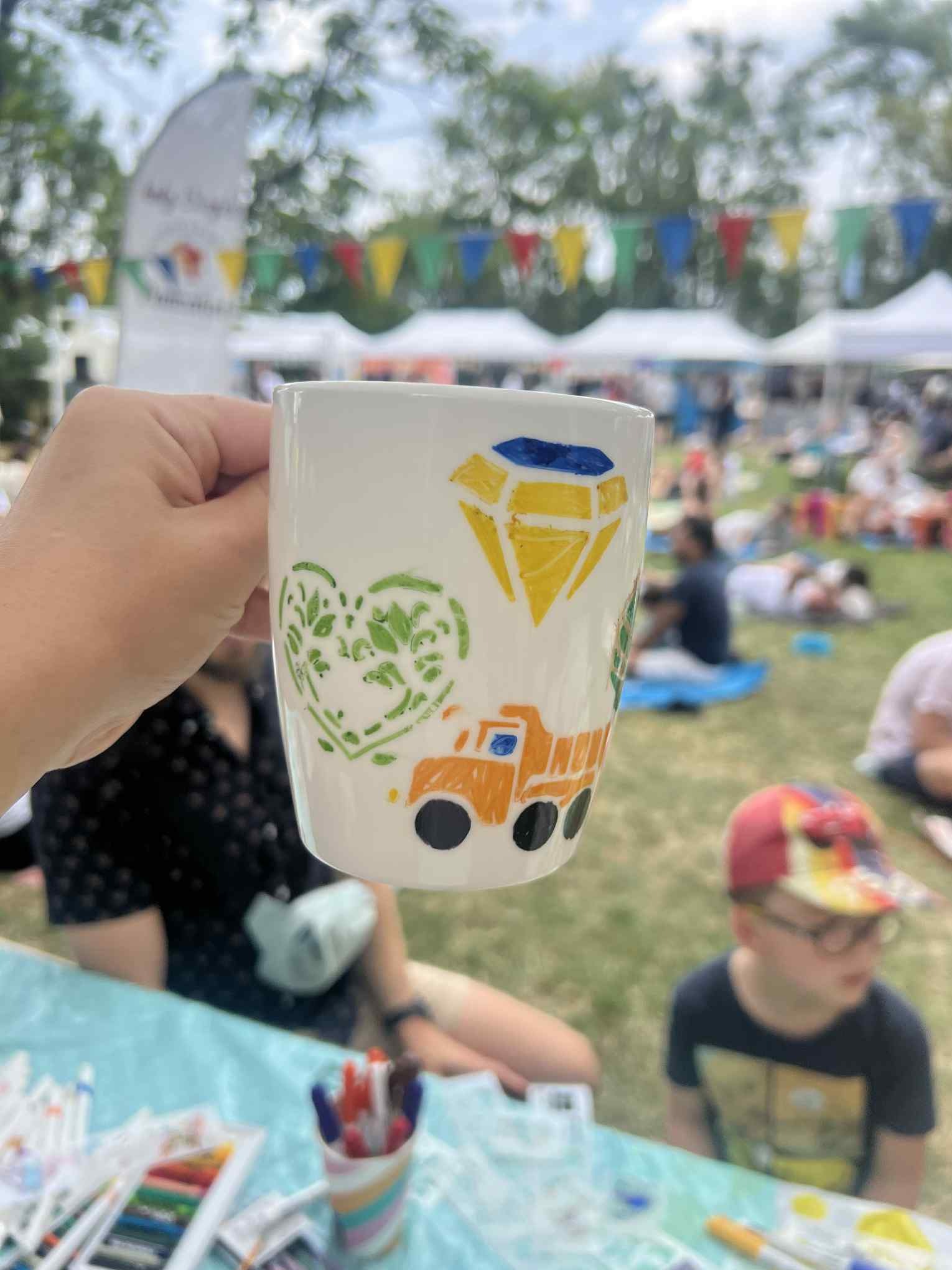 malowanie na kubkach