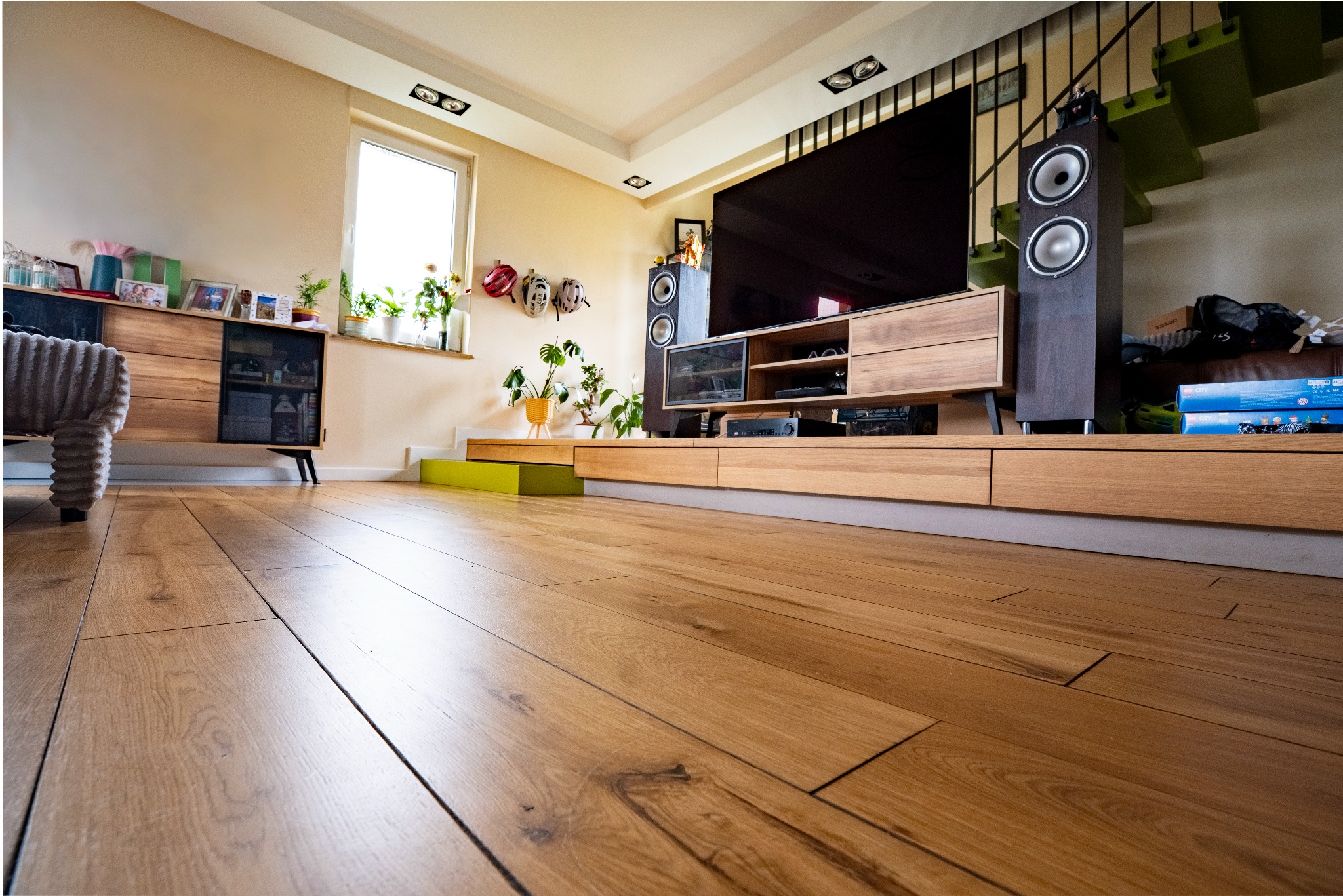 Renowacja deski litej dębowej olejowoskiem Osmo 3062