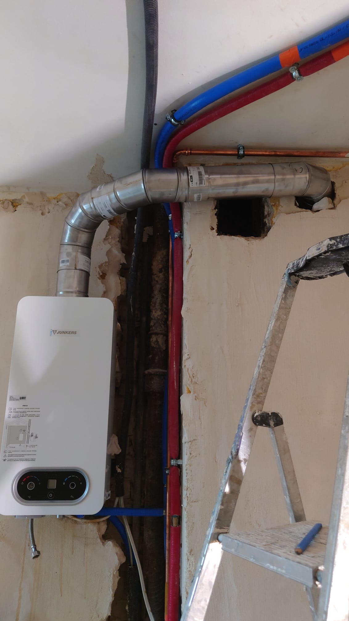 Montaż podgrzewacza cwu