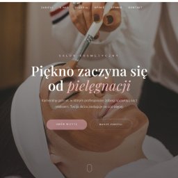 Demo strony dla gabinetu kosmetycznego. Parallax, galeria, FAQ, rezerwacja online, schema markup.