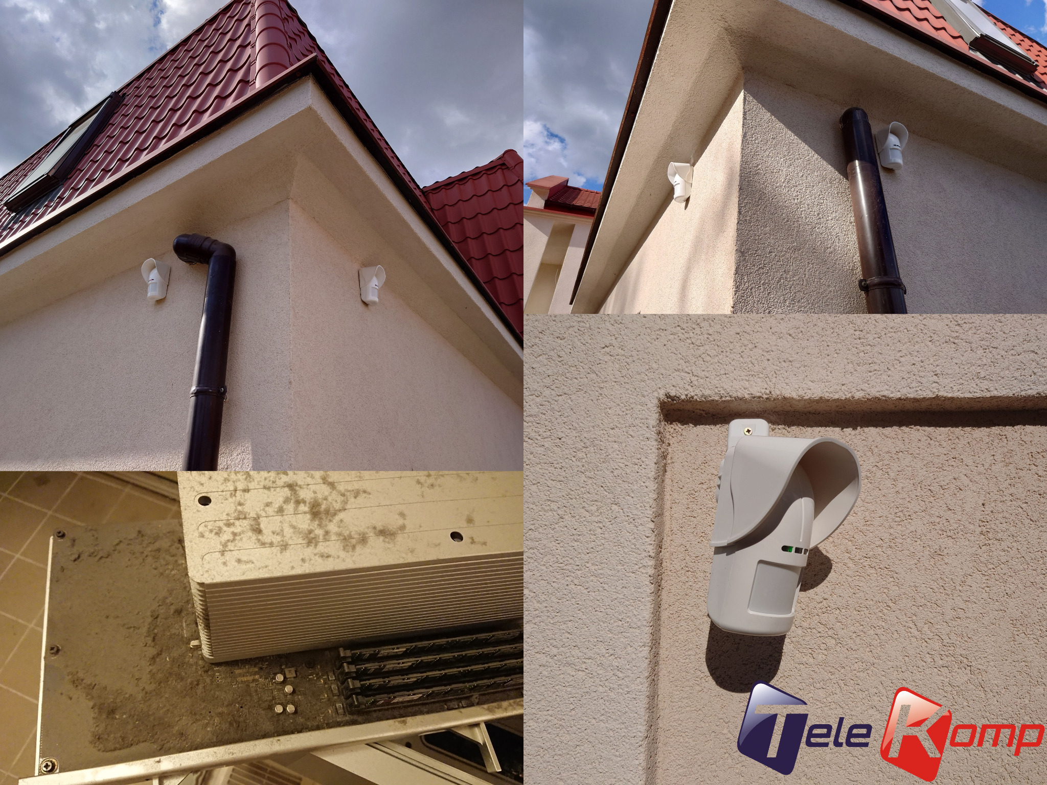 Wykonanie instalacji alarmowej wraz z małym serwis czegoś istotnie zakurzonego.