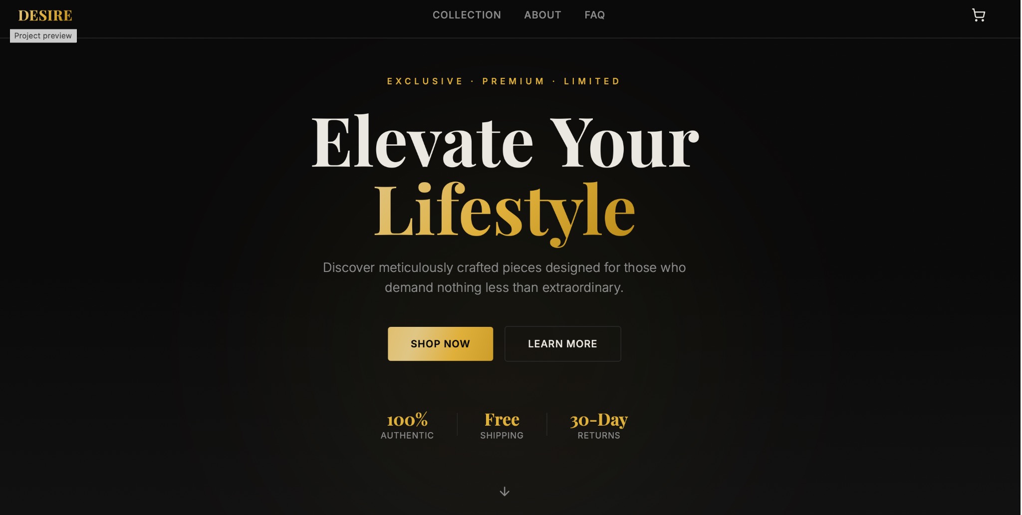 Projekt strony dla klienta