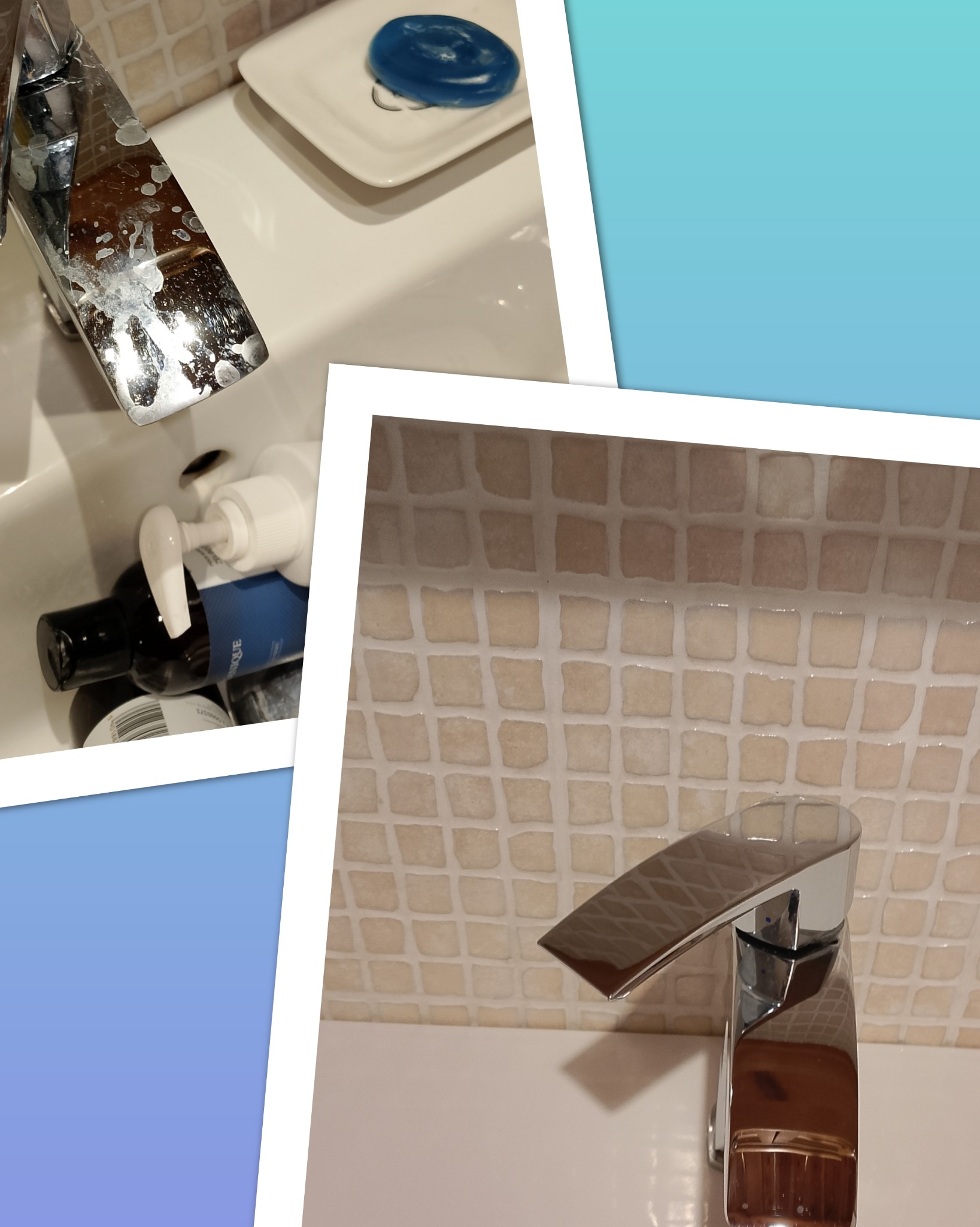 Usuwanie kamienia i osadu z baterii łazienkowych