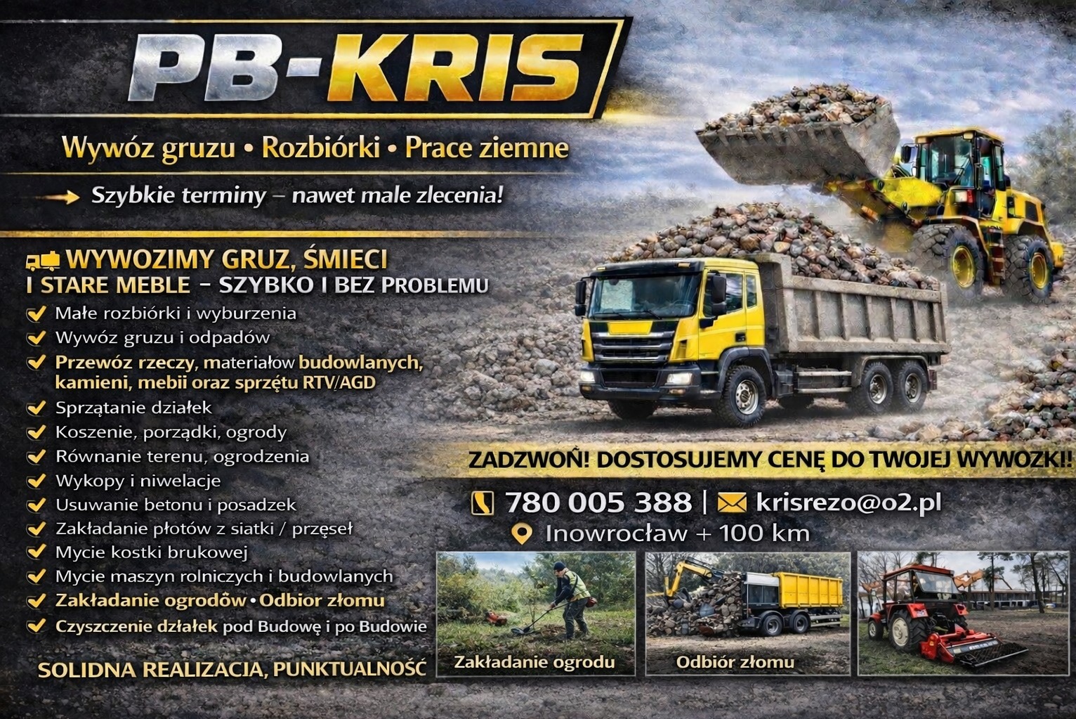 Uslugi Budowlano - porządkowe- Detailing Mobilny