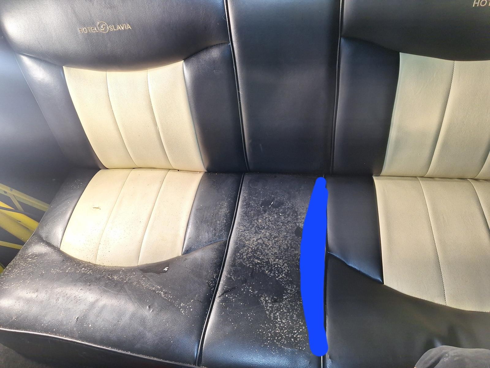 Po lewej stronie nie dbana skóra po prawej wyczyszczą