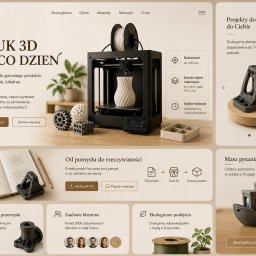 Strona z drukarkami 3D - propozycja