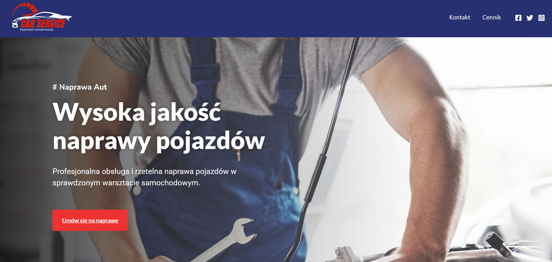 Strona dla mechaników samochodowych