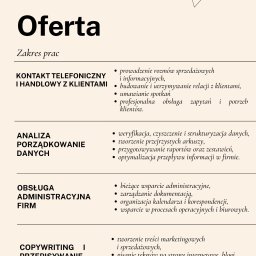 Profesjonalna obsługa i współpraca b2b. Warunki do uzgodnienia. 