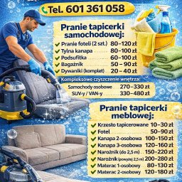 Pranie tapicerki Blachownia 1