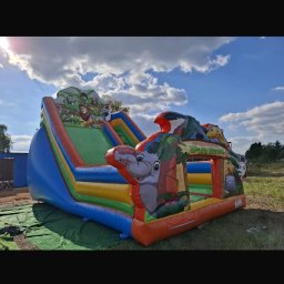 WIKTORIA WOJDA WIK-KOM - Wynajmem dmuchanych atrakcji Zjeżdżalnia gigant zoo 500 zł do 10h