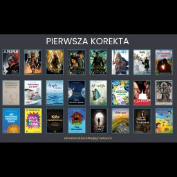 Anna Koral - Moje portfolio: pierwsza korekta książek.