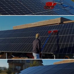 SUNCLEAN - Tak pracujemy – profesjonalne czyszczenie paneli PV bez ryzyka uszkodzeń.