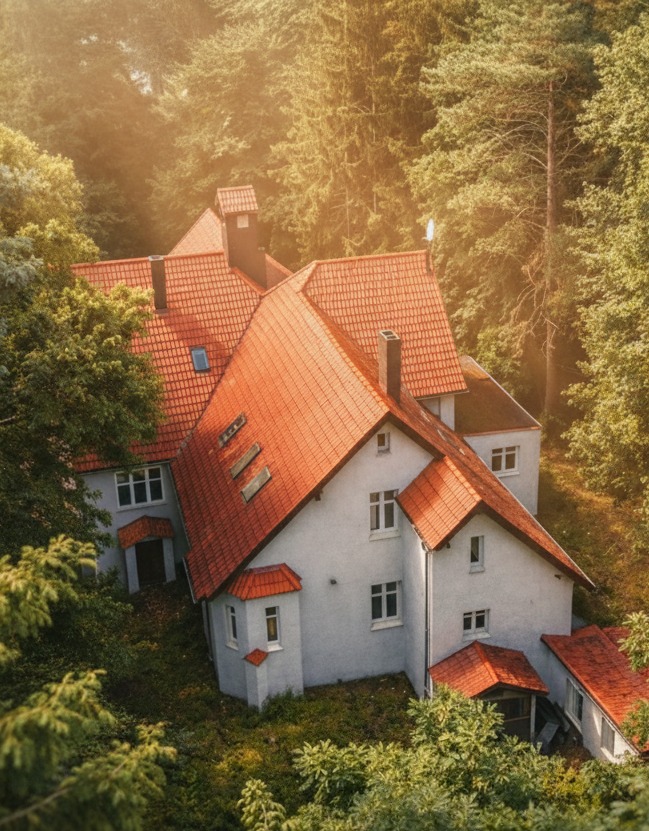 Ośrodek Space Therapy z lotu ptaka