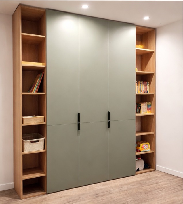 Szaf 245x225x45cm Korpus - Dąb Sonoma Front - uni Aloes