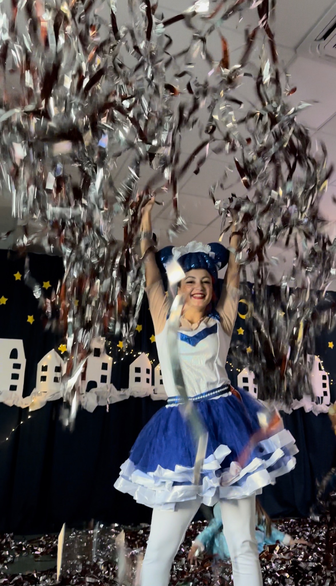 Konfetti disco w przedszkolu.