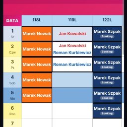 misiek36903 - Strona meldunkowa dla uniwersytetu UAM w Kaliszu: Wgląd do bazy danych w formie tabelki Excel(DANE PRZYKŁADOWE)