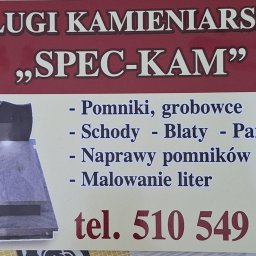 USŁUGI KAMIENIARSKIE I WIELOBRANŻOWE "SPEC-KAM" EWELINA DOMŻALSKA - Kamieniarstwo Ostr&oacute;da