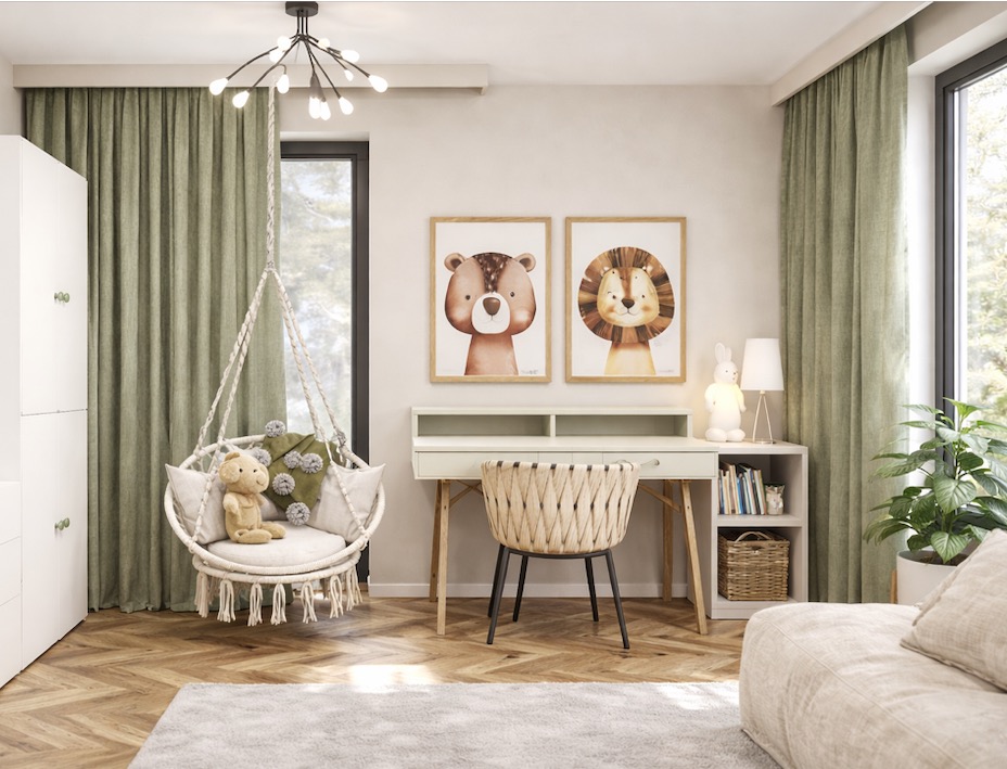 Pokój dziecięcy dla małego Leosia.