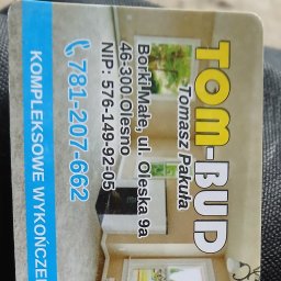 Tom-bud - Usługi Wykończeniowe Olesno