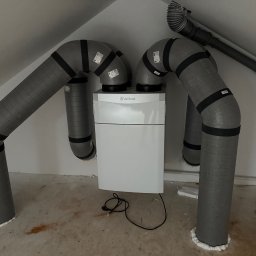 FROZE Klimatyzacja i Wentylacja - Montaż instalacji rekuperacji w domu jednorodzinnym w Mikołowie.