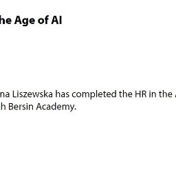 CO TERAZ Anna Liszewska - HR in the Age of AI by Josh Bersin