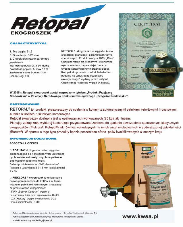 Ekogroszek Retopal w Big Bagach