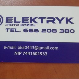Firma handlowo usługowa Piotr Kozieł - Firma Elektryczna Iława