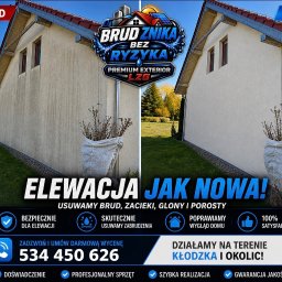 Premium Exterior LZG sp. z.o.o. - Profesjonalne mycie elewacji metodą Soft Wash i płukania objętościowego.