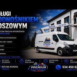 Premium Exterior LZG sp. z.o.o. - Usługi podnośnikiem koszowym do 12,5 m – bezpieczne prace na wysokości bez rusztowań.