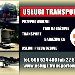 Usługi transportowe przeprowadzki bagażówka taxi bagażowe tani transport Warszawa Polska VAT