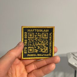 Haftosław - Oferuję haftowane wizytówki będące unikalnym sposobem na pozostanie w kontakcie w branżach tekstylno - szwalniczych.