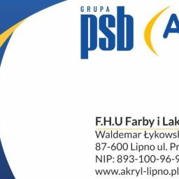 F.H.U. FARBY I LAKIERY AKRYL WALDEMAR ŁYKOWSKI - Usługi Tynkarskie Lipno