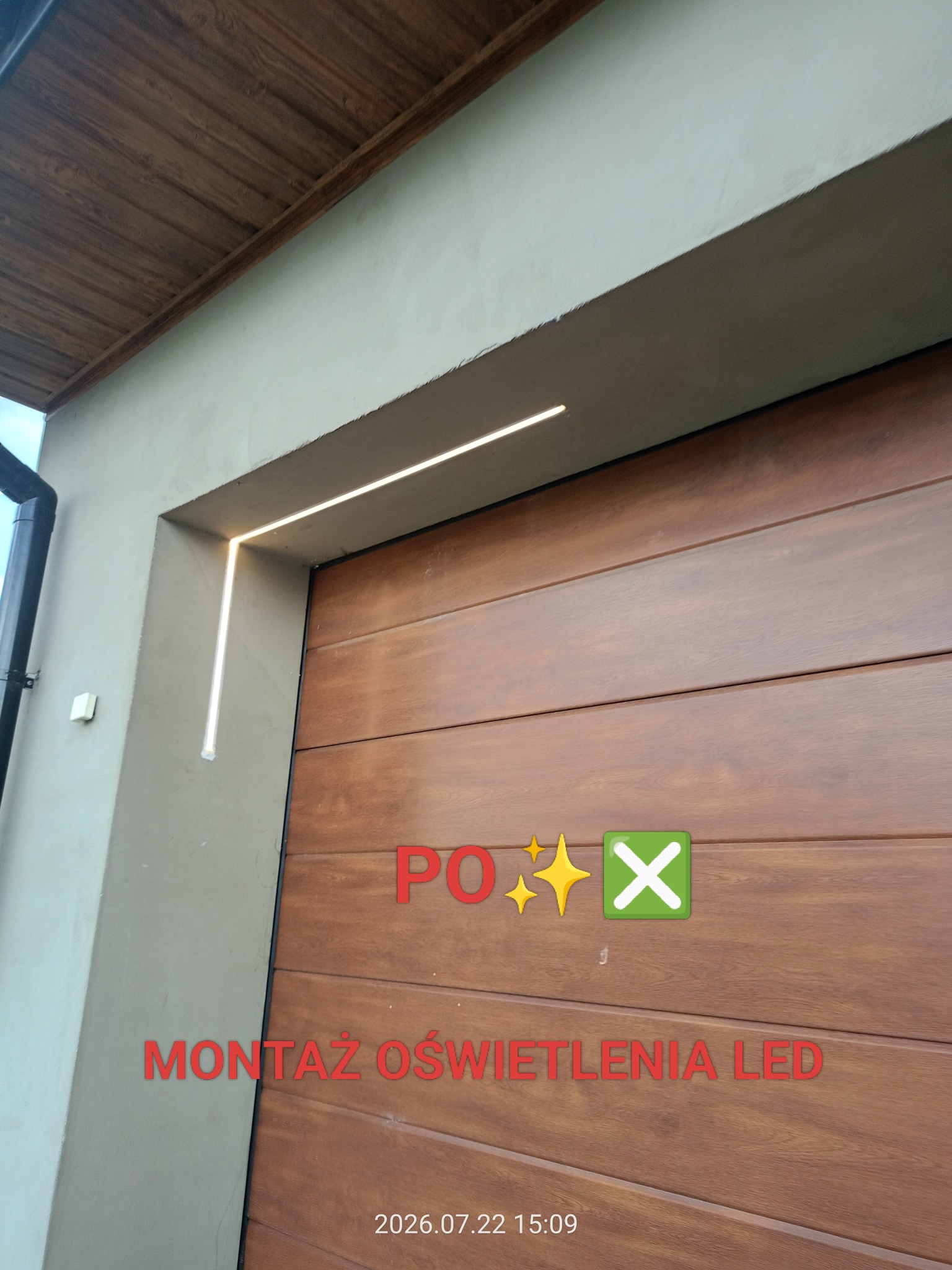 Oświetlenie LED garażu
