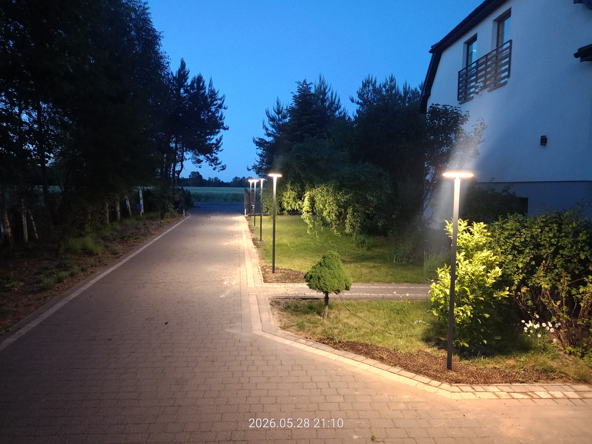 Oświetlenie podjazdu