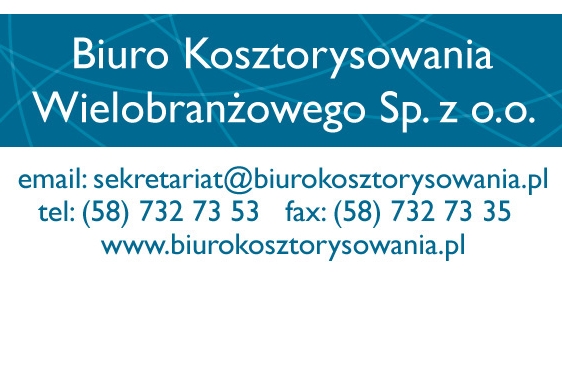 Wykonywanie komleksowych kosztorysów oraz specyfikacji technicznych