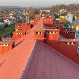 Elektroinstalacje-KK - Kolejna instalacja odgromowa, tym razem szkoła.