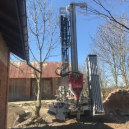 odwierty do pionowego wymiennika gruntowej pompy ciepła