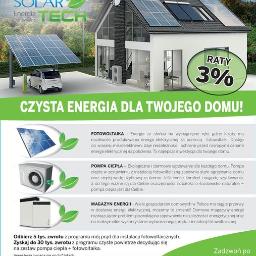 Instalacje Fotowoltaiczne, Pompy Ciepła, Magazyny Energii, Stacje Ładowania, Car Porty  - SOLAR-TECH Energia Odnawialna 